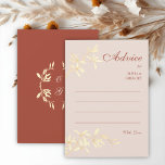 Carte Conseil Mariage floral rustique intemporel<br><div class="desc">La fleur intemporelle "Advice Card" capture les moments qui fleurissent. Fleurs pastel délicieuses, adaptées à tous les mariages de saison, avec un charme intemporel qui restera dans le style longtemps après la dernière danse. Ils sont une excellente alternative de livre d'or pour une douche nuptiale, une fête de fiançailles, ou...</div>