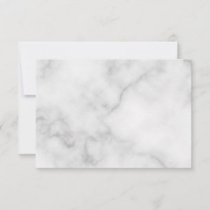 Carte Conseil Mariage Marbre blanc vide