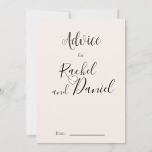 Carte Conseil Mariage moderne