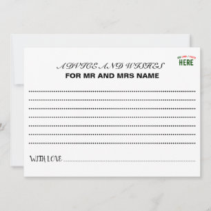 CARTE CONSEIL MARQUE BLANCHE MODERNE ET PERSONNALISABLE VÉRIFIÉE