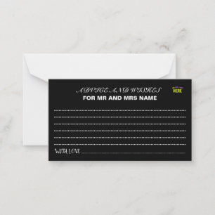 CARTE CONSEIL MODERNE ET MODERNE PERSONNALISABLE NOIR VÉRIFIÉ