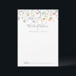 Carte Conseil Multicolor sauvage Floral Mariage Paroles de sages<br><div class="desc">Cette folle carte de conseil florale multicolore et mariage est parfaite pour un mariage moderne. Le design est composé de fleurs élégantes rose aquarelle, rousse, violette, marine et blanche avec des feuilles vert émeraude. Ces cartes sont parfaites pour un mariage, une douche nuptiale, un baby shower, une fête de remise...</div>