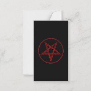 Carte Conseil Pentagram Red Devil