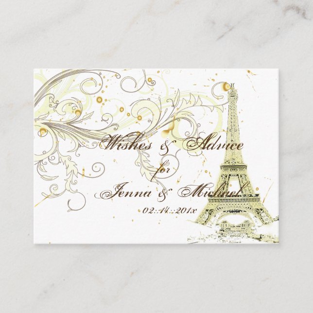 Carte Conseil PixDezines la tour eiffel/paris/do-it-yourself arr (Devant)