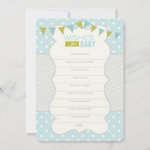 Pois et Chevron - Wives for Baby Card