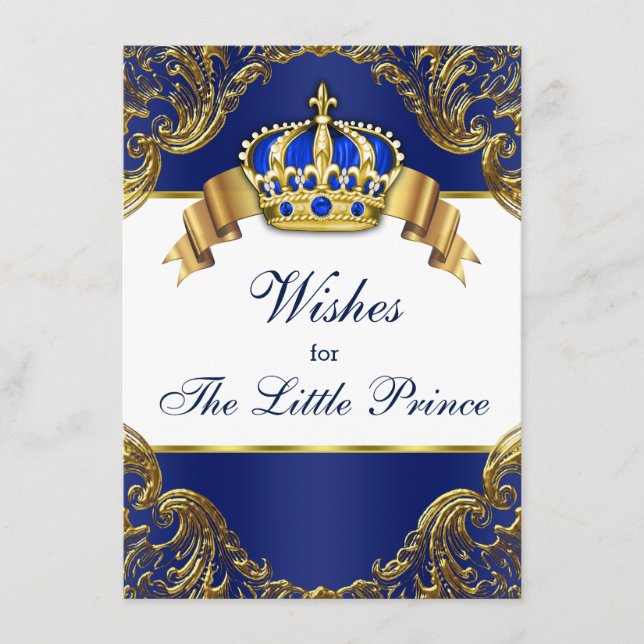 Carte Conseil Prince souhaite un bébé (Devant)