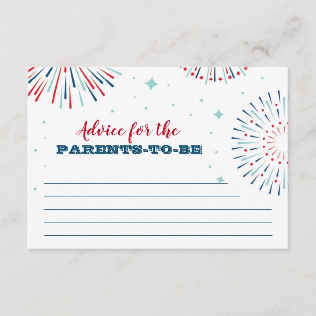 Carte Conseil Rouge, blanc et dû (Devant)