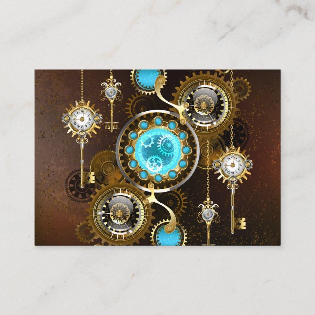 Carte Conseil Steampunk Rusty Background (Devant)