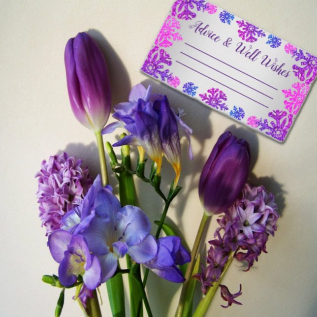 Carte Conseil Sweet 16 Flocon de neige hivernal Anniversaire (Créateur téléchargé)