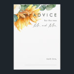 Carte Conseil Tournée de pays audacieux | Mariage vert foncé<br><div class="desc">Ce tournesol de pays audacieux | carte de conseil mariage vert foncé est parfait pour votre jardin d'été boho classique simple mariage grange de . Le design comprend un bouquet de vintage or jaune aquarelle et des tournesols oranges rustiques, une élégante végétation d'eucalyptus vert sauge moderne et une rose en...</div>