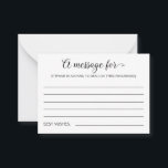 Carte Conseil Un message pour les conseils de Mariage de mariée<br><div class="desc">Ces charmantes cartes de message seront une alternative parfaite à un livre d'hôtes mariage traditionnel. Lisez-les plus tard,  par exemple à l'occasion d'un anniversaire.</div>