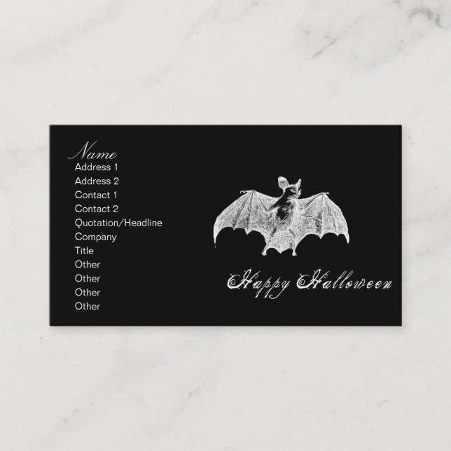 Carte Conseil Vampire Bat Wings (Devant)