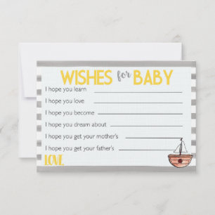 Carte Conseil Voeux pour bébé