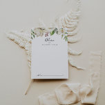 Carte Conseil White Winter Peony Floral Mariage<br><div class="desc">Cette carte de conseil aux mariages floraux à pivoines blanches en hiver est parfaite pour un mariage moderne. Le design présente de belles pivoines blanches dessinées à la main et entassées dans de beaux bouquets aux bourgeons bordeaux et aux feuilles verts. Ces cartes sont parfaites pour un mariage, une douche...</div>