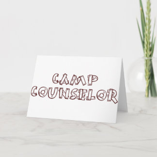 Carte Conseiller de camp