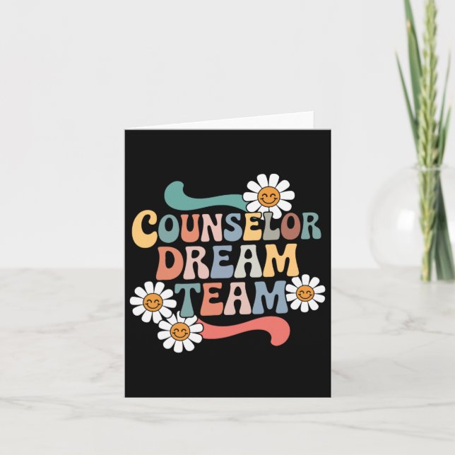 Carte Conseiller Dream Team Retro Retour À L'École Conse (Devant)