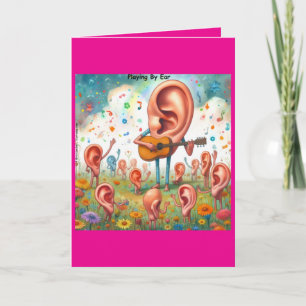 Carte Considérant Oreille Guitare : Jouer Par Oreille