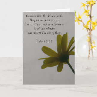 Carte Considérez comme les fleurs sauvages poussent