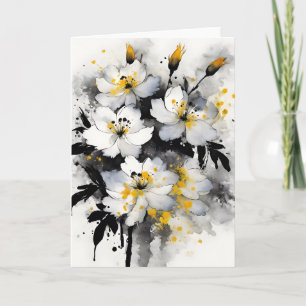 Carte Consolida - Fleurs aquarelles