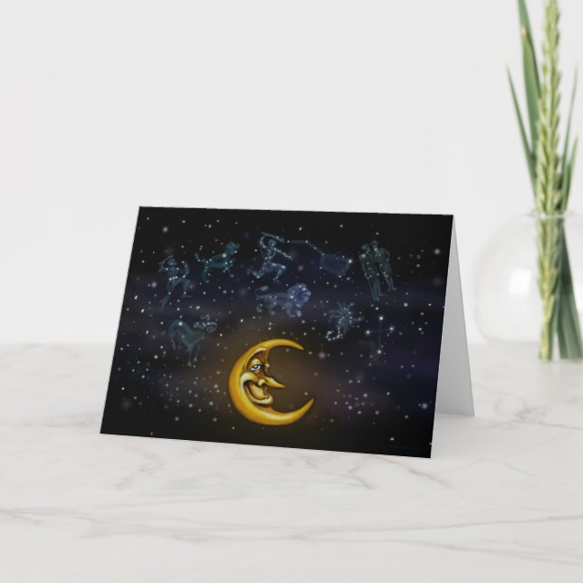 Carte Constellations de lune (Devant)