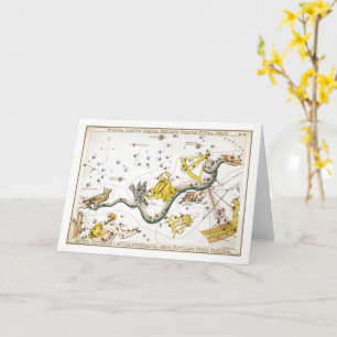 Carte Constellations - Étoiles - Astronomie Classique