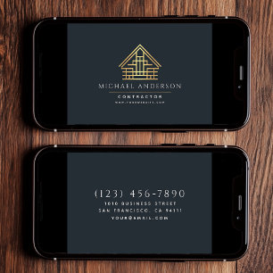 Carte Construction de maisons numériques Bleu