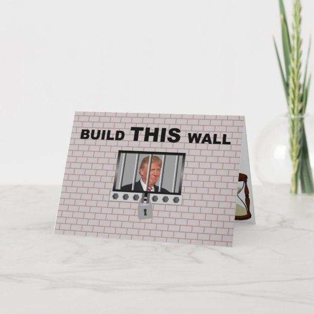 Carte Construire ce mur / Anti-Trump, (Devant)