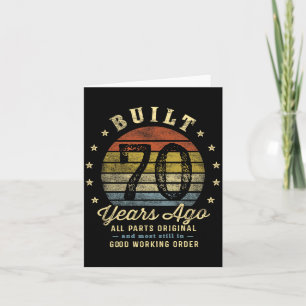 Carte Construit il y a 70 ans - Toutes les pièces d'orig