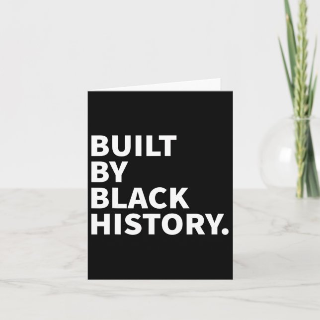 Carte Construite par l'Histoire Noire - Mois de l'Histoi (Devant)