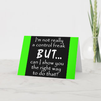 CARTE CONTRÔLE DES INSULTES FUNNY CITATIONS FREAK COMMEN