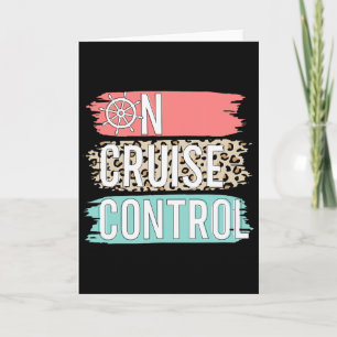 Carte Contrôle sur croisière léopard drôle de vacances d