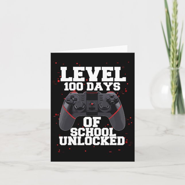 Carte Contrôleur De Jeu Niveau 100 Jours De L'École Déve (Devant)