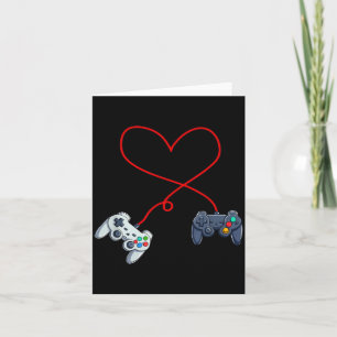 Carte Contrôleur de jeu Saint-Valentin Cœur de jeu pour