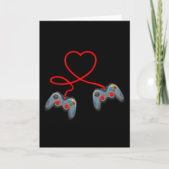Carte Contrôleur de jeu vidéo Coeur Video Gamer (Devant)
