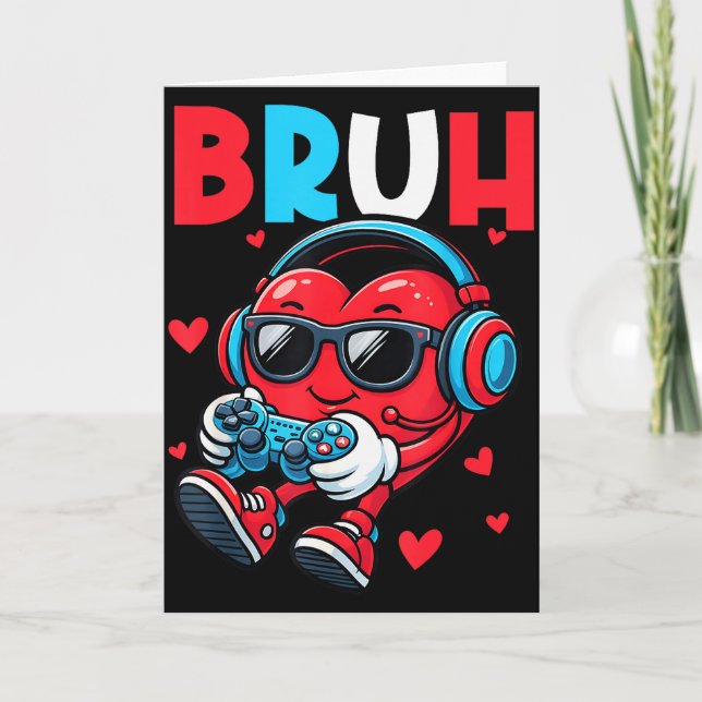 Carte Contrôleur de jeu vidéo de la Saint-Valentin pour  (Devant)