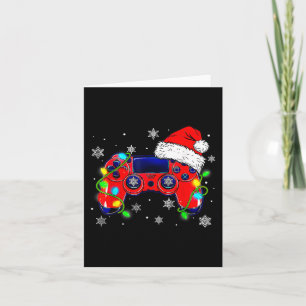 Carte Contrôleur de jeu vidéo de Noël Chapeau de Père No