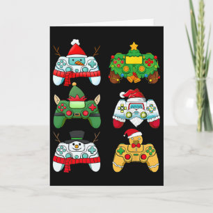 Carte Contrôleur de jeu vidéo de Noël Chapeau de Père No