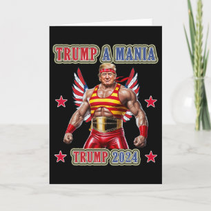 Carte Convention républicaine Trump drôle de lutte Trump