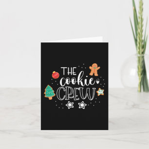 Carte Cookie Crew Christmas Baking Cookie Lover Enfants 