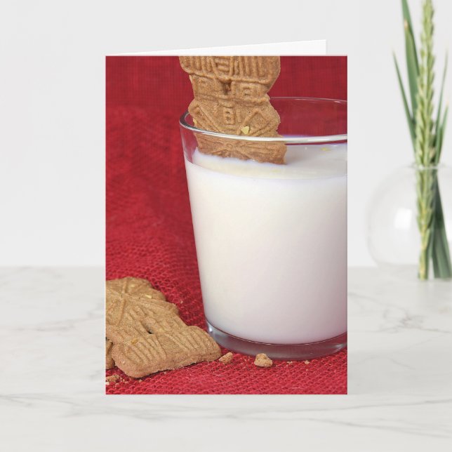 Carte cookie de moulin à vent d'anniversaire dans le lai (Devant)