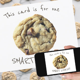 Carte Cookie intelligent amusant pour les étudiants de l