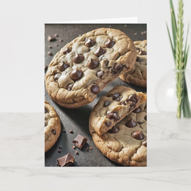 Carte Cookies de chips chocolat d'anniversaire sélection (Devant)