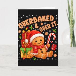 Carte Cookies de Noël au pain d'épices trop cuits et tro