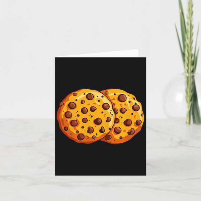 Carte Cookies Shirt Men Women Kids Chocolate Chip Cookie (Devant)