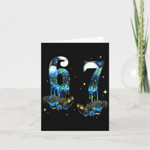 Carte Cool 67 Six Seven Mème Football Soccer Drip Garçon