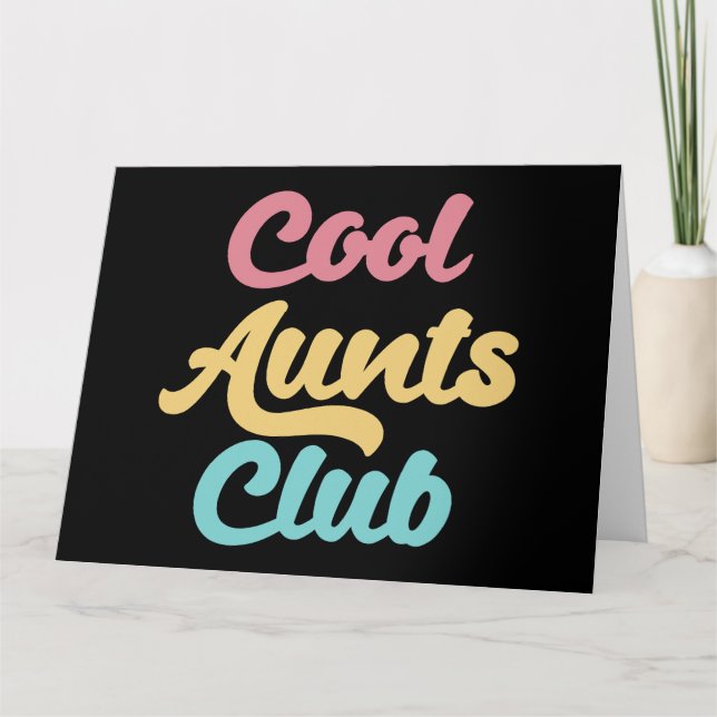 Carte Cool Aunts Club II (Devant)