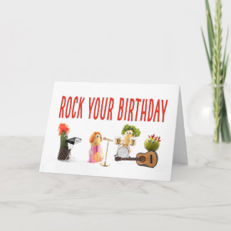 Carte Cool Birthday for Vegetarian - Rock Music Lover