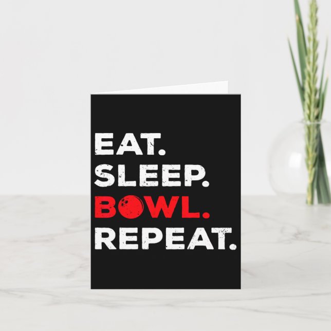 Carte Cool Bowling Nouveauté Pour Hommes Femmes Bowling  (Devant)