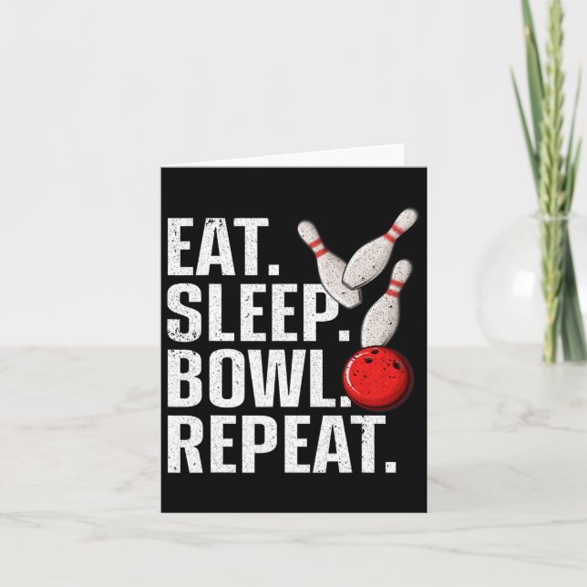 Carte Cool Bowling Nouveauté Pour Hommes Femmes Bowling  (Devant)