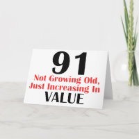 COOL CONCEPTIONS D'ANNIVERSAIRE DE 91 ANNÉES